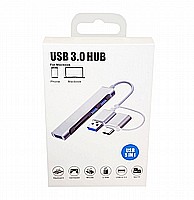  HUB    - Type-C / USB to 3X3.0USB + MicroSD/SD