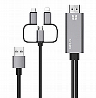 ��� HDMI ��� �������� - 3 �-1 (������, ����� ����� ��) - Plug and Play - ���� ONTEN