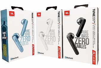 אוזניות JBL TUNE 220 TWS - אוזניות בלוטוס ללא חוטים - אחריות מודן