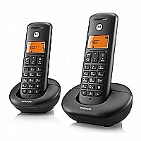 טלפון אלחוטי ביתי כפול Motorola דגם E202