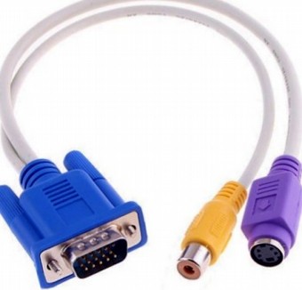 ��� VGA �-S-VIDEO + RCA ����� �����