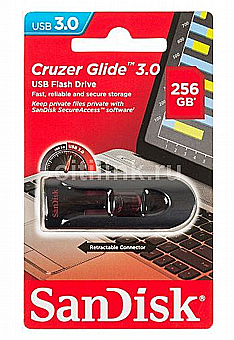 ���� ��� �� Glide USB3.0 - 256GB ������ - SDCZ600