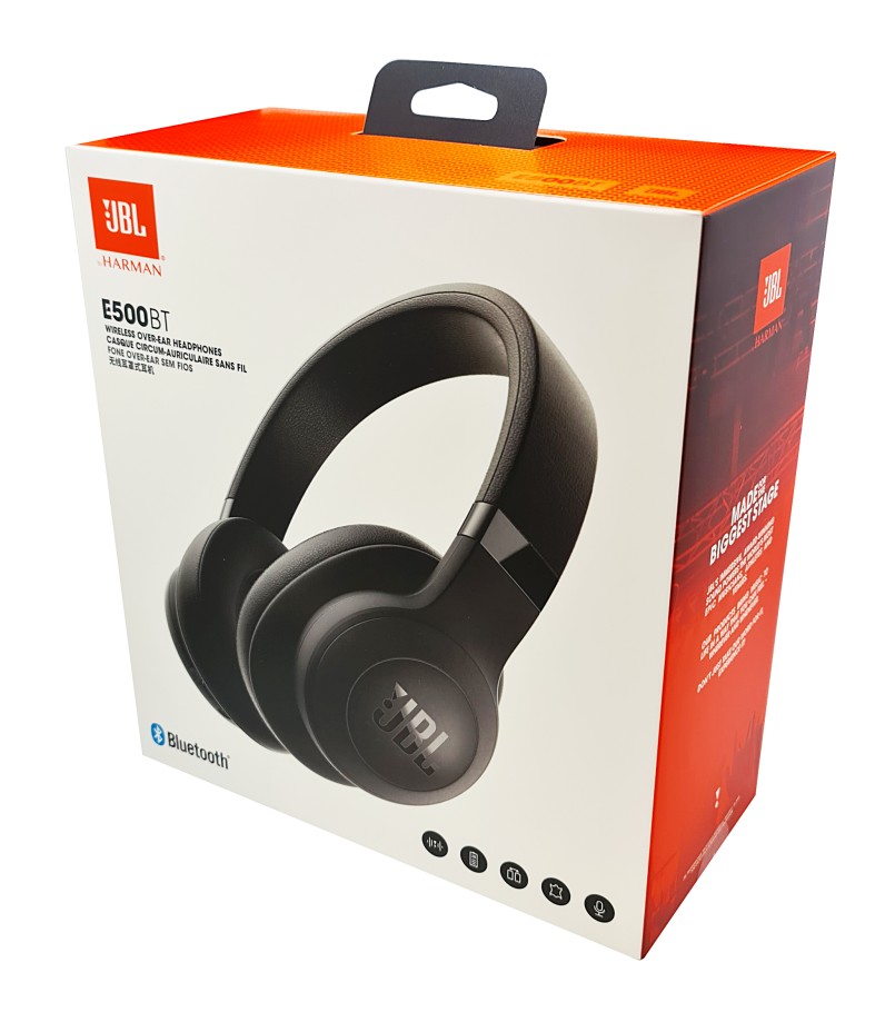 אוזניות JBL E500BT - בלוטוס קשת אלחוטיות עם מיקרופון מובנה - אחריות ...