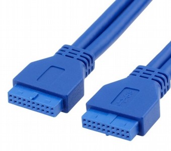 ��� ���� USB3.0 cable motherboard 20pin cable mother-to-female extension conversion F-F ����� �����