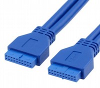 ��� ���� USB3.0 cable motherboard 20pin cable mother-to-female extension conversion F-F ����� �����