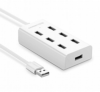HUB ���� USB ����� 1 ��� �-7 ������ USB - ��� CR130 ���� UGREEN