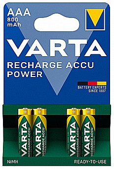 ������� ������ AAA ������ 800mAh - ���� Varta