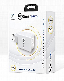 ��� ���� ��� PD ���� 45W - ����������� GaN - ���� SmarTech
