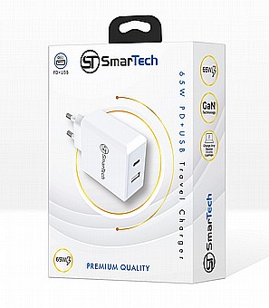 ��� ���� ��� PD+USB - 65W - ����������� GaN - ���� SmarTech - ������ ����