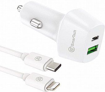 ���� ��� PD+USB 30W �� ��� ����-�� �-Lightning - ��� STCC30W ���� SmarTech - ����� ����� ������ ������