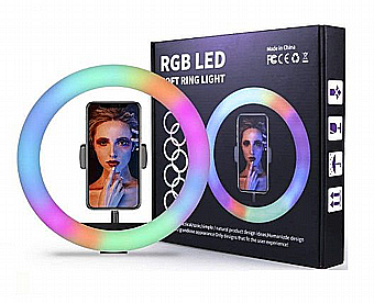 ���� ����� 45 �"�  Ring Light RGB LED MJ18