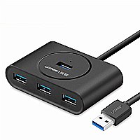 ����� ������ USB ����� - USB3.0 ����� 0.5 ��� �-4xUSB3.0 + ����� Usb - ���� UGREEN ��� 20290