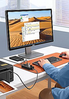 ����� ������ USB ����� - USB2.0 ����� 1 ��� �-7xUSB2.0  + ����� USB - ���� UGREEN ��� 30374