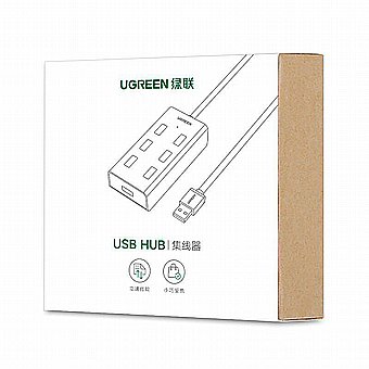 ����� ������ USB ����� - USB2.0 ����� 1 ��� �-7xUSB2.0  + ����� USB - ���� UGREEN ��� 30374
