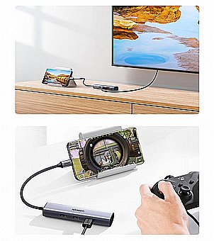 ����� ������� 4 �-1 ����� - ����-�� �-3xUSB3.0 + ��� 1000Mbps - ���� UGREEN ��� 20920