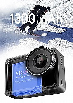 ����� ������� SJCAM SJ10X - ���� �-4K �� ����� EIS 3-Axis ������� ������� ������