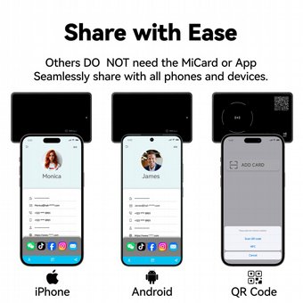 ���� ����� ���� ������ ����� ����� MiCard-Digital Business Card ���� MiLi