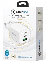 ���� ����� ������ ������� ������ - 65W GaN - �� ��� PD Lightning - ��� STTC65W1 ���� SmarTech