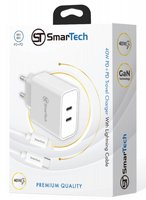 ���� ��� ���� 40W GaN - �� ��� PD Lightning - ��� STTC40W ���� SmarTech